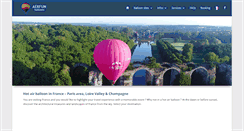 Desktop Screenshot of paris-balloon.com