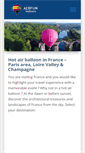 Mobile Screenshot of paris-balloon.com